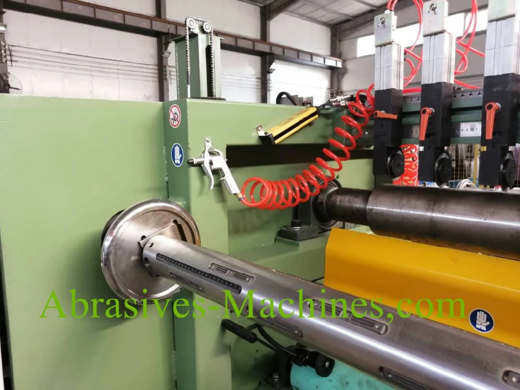 Isharp High Quality Jumbo Roll Slitting Machine for Abrasive Belt