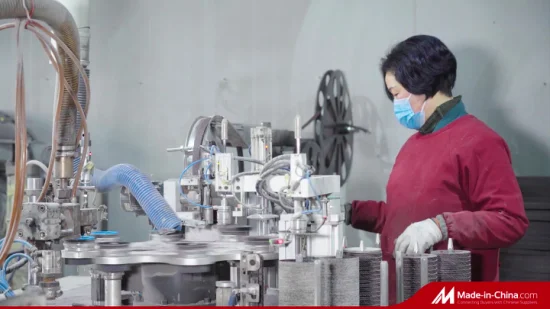 Der chinesische Hersteller Yihong ist eine hochwertige vollautomatische Fächerschleifmaschine für die Herstellung von Schleiffächerschleifwerkzeugen